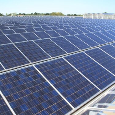 Solar kasdeksysteem van Alcomij met geïntegreerde zonnepanelen, ontworpen voor duurzame energieopwekking en optimale teelt in de glastuinbouw.